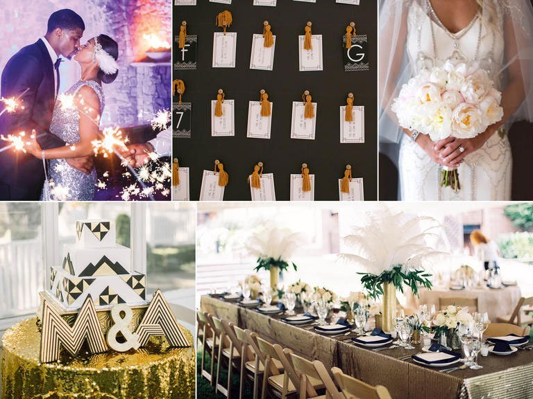 mariage theme art deco